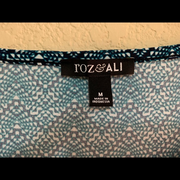 Blue patterned dress shirt - Picture 4 of 6